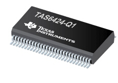 德州仪器TI 首款汽车专用D类音频放大器TAS6424-Q1