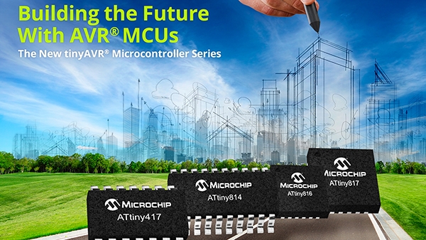 Microchip新一代8位AVR® MCU ATtiny817/816/814/417