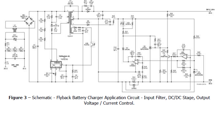基于TOP267EG的电动工具锂电池充电解决方案