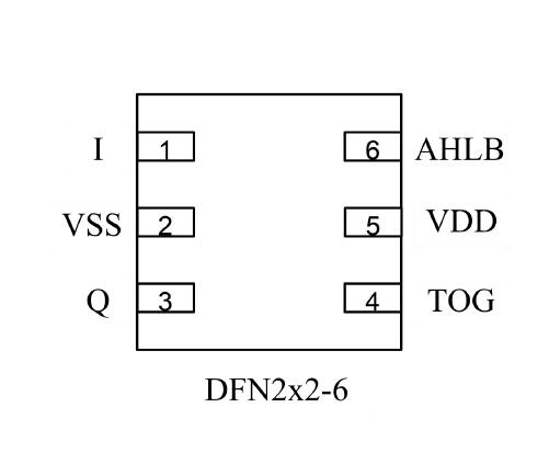 JM8233 DFN2*2-6L 低功耗单键触摸芯片-蓝牙耳机触控方案