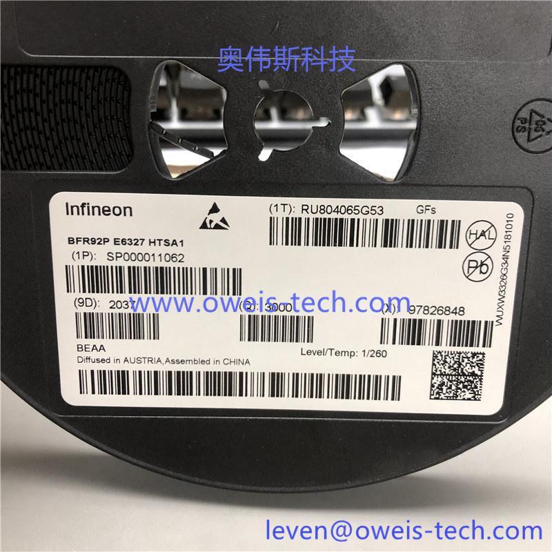 BFR92P E6327HTSA1  奥伟斯科技