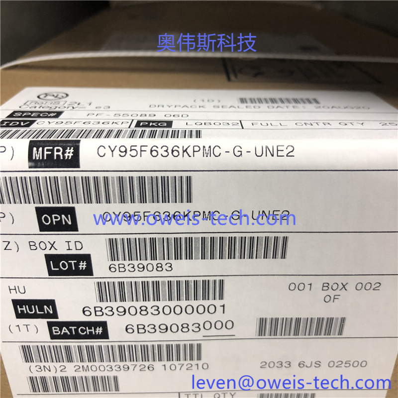 CY95F636KPMC-G-UNE2 奥伟斯科技